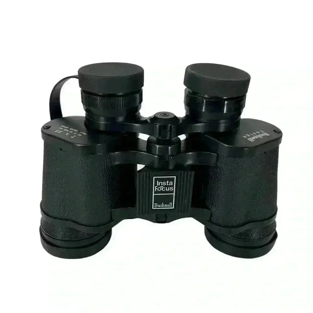Vintage Bushnell Ensign 7x35 Binoculars Insta-Focus Optics, Case, Retro